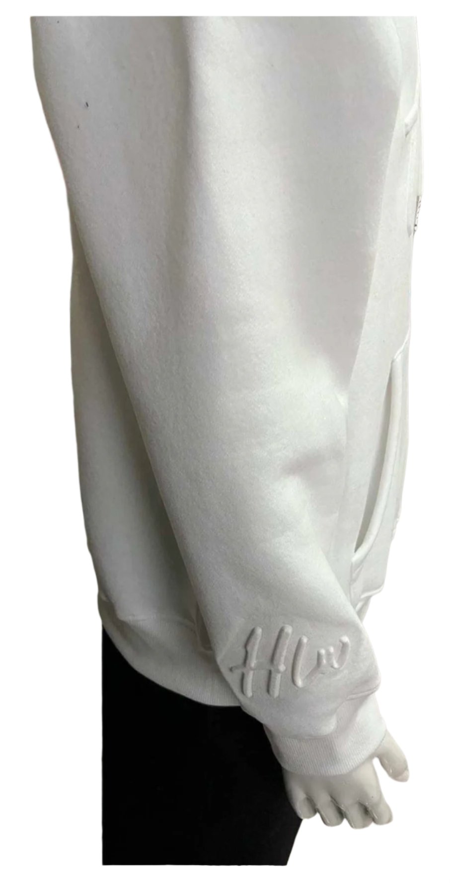 Fleece 3D printed Satin-lined hoodie