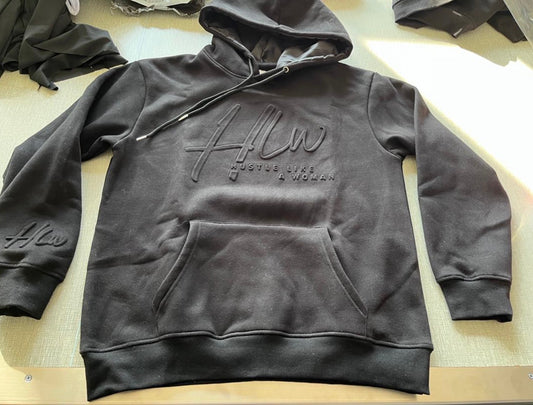 Fleece 3D printed Satin-lined hoodie